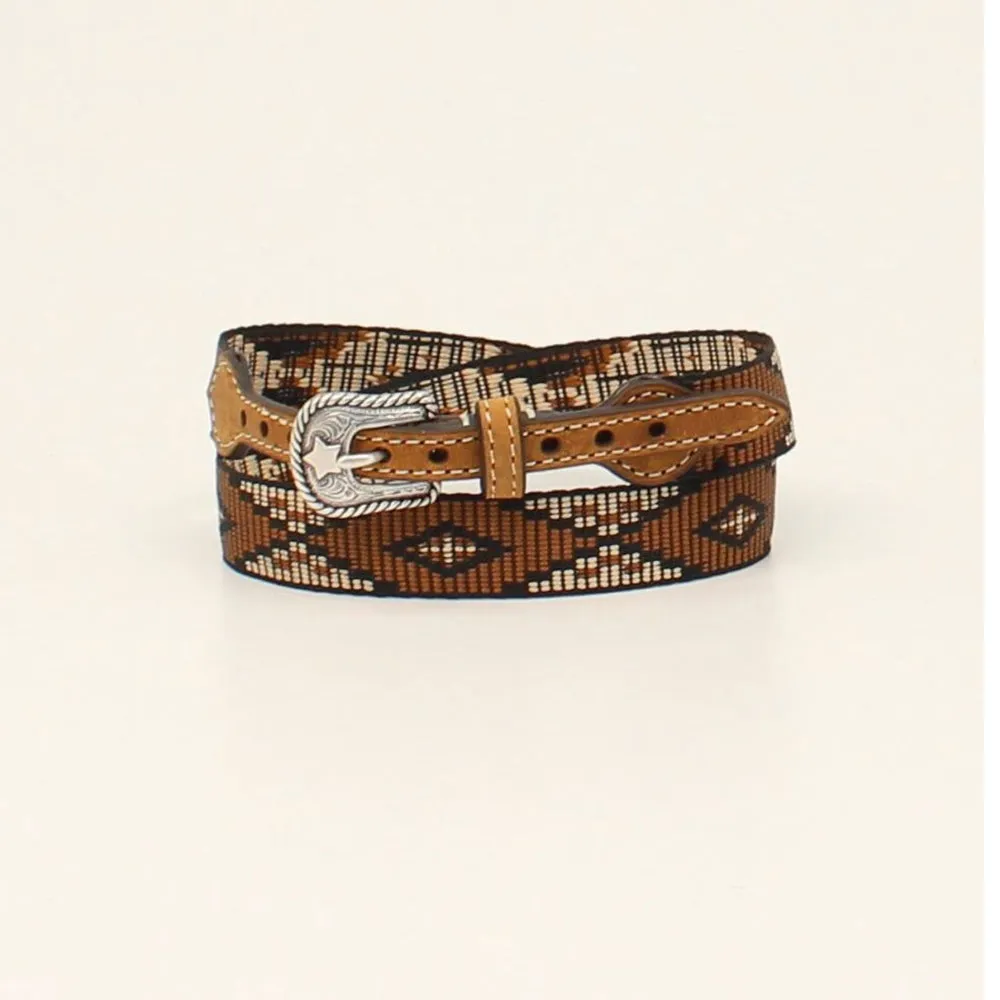 0275502 Twister Hatband Brown Ribbon Diamond