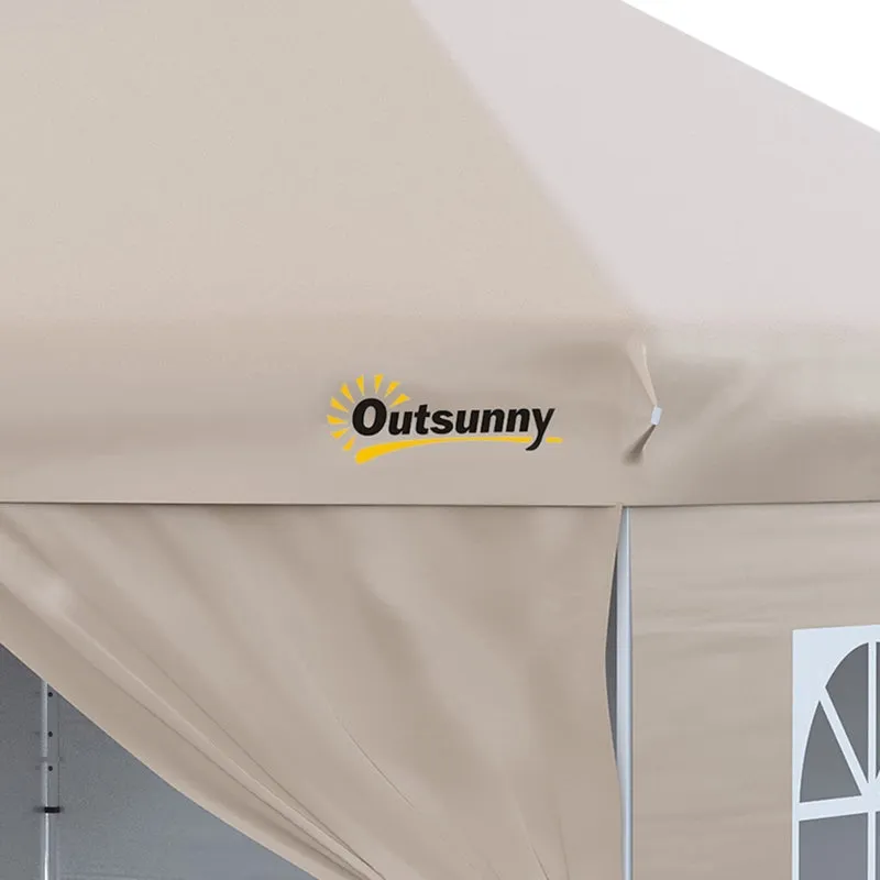 10' x 10' Pop Up Canopy Tent - Beige