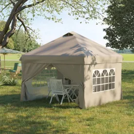 10' x 10' Pop Up Canopy Tent - Beige