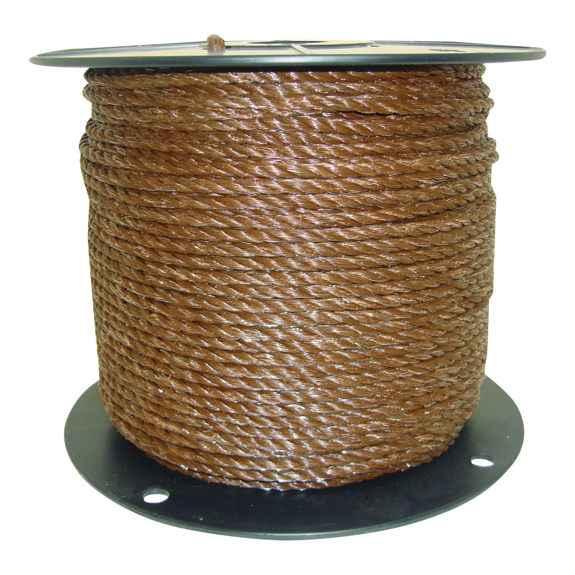 1/4" Brown Poly Rope, 656 ft