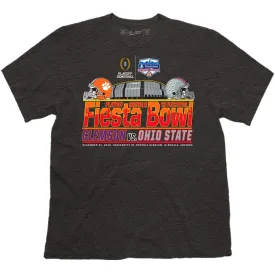 2016 Fiesta Bowl Clemson Ohio State College Football Playoff Stadium T-Shirt