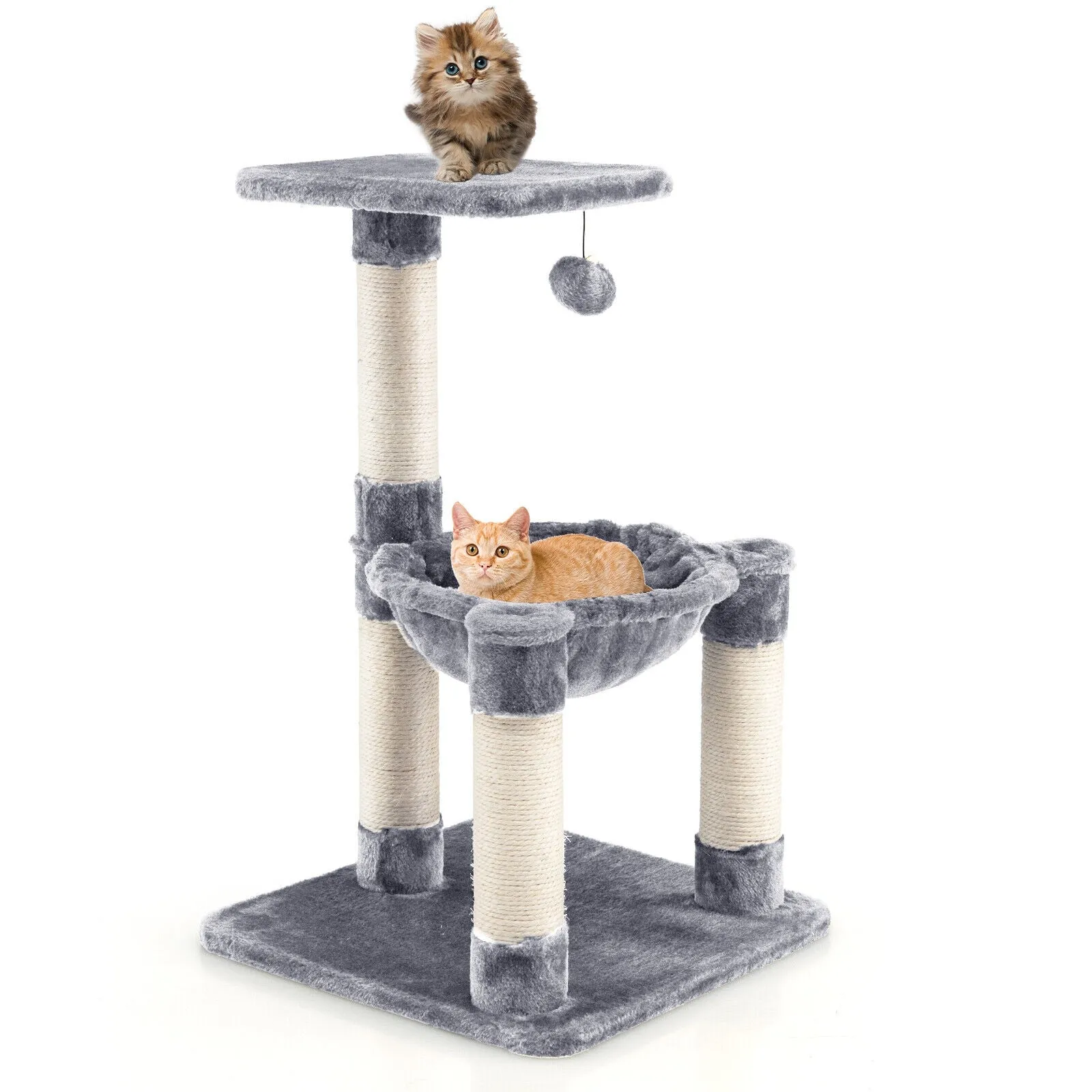 25" Multi-level Cat Tree - Gray