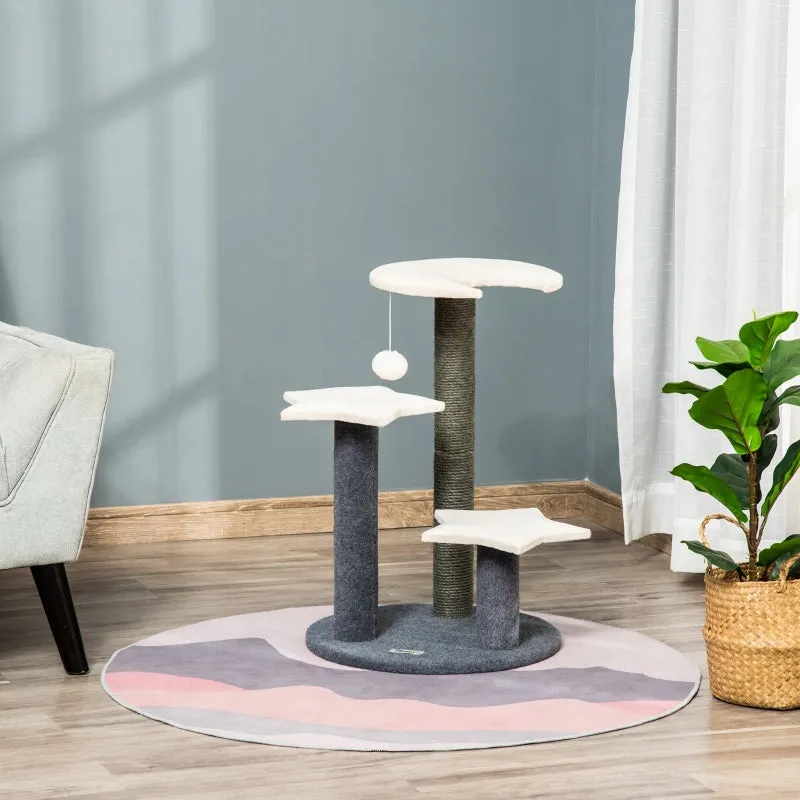 30" Cat Tree Activity Center - Gray