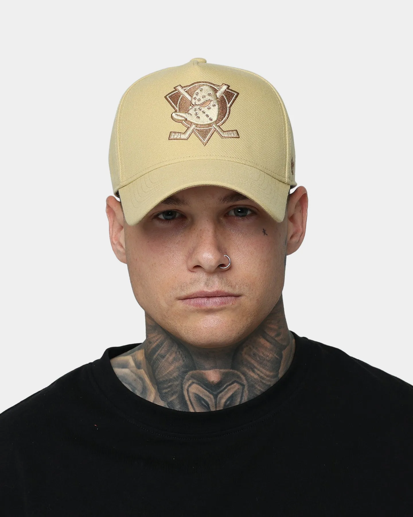 47 Brand Anaheim Ducks 'Caramel Popcorn' MVP DT Snapback Light Gold/Camel