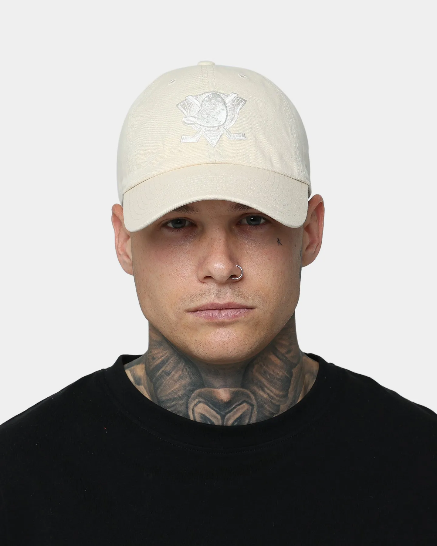 47 Brand Anaheim Ducks 'Vanilla Cream' Clean Up Strapback Natural