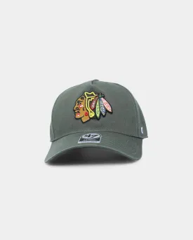 47 Brand Chicago Blackhawks MVP DT Snapback Moss