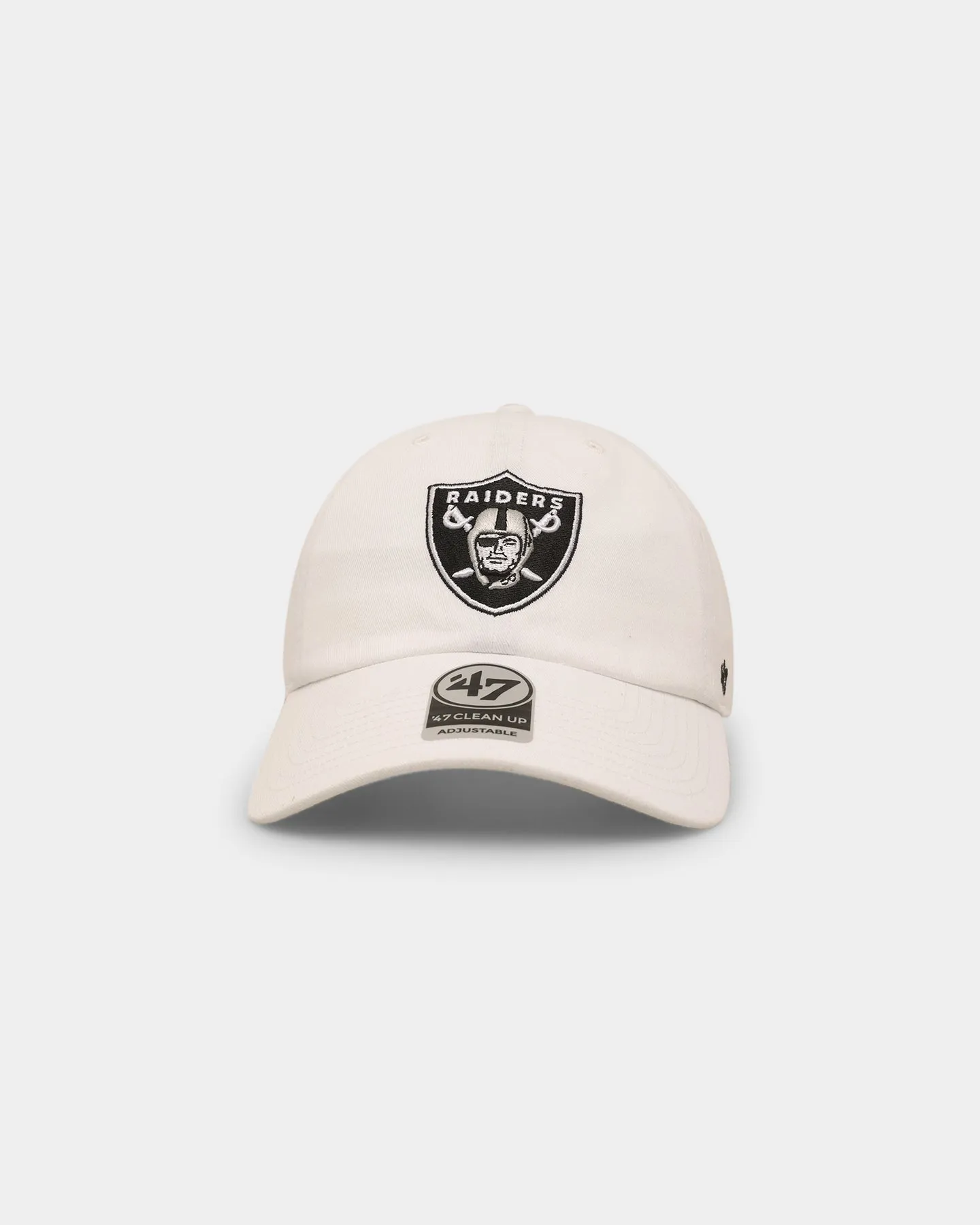 47 Brand Las Vegas Raiders 47 Clean Up Strapback White