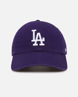 47 Brand Los Angeles Dodgers 'Ballpark' 47 Clean Up Strapback Purple