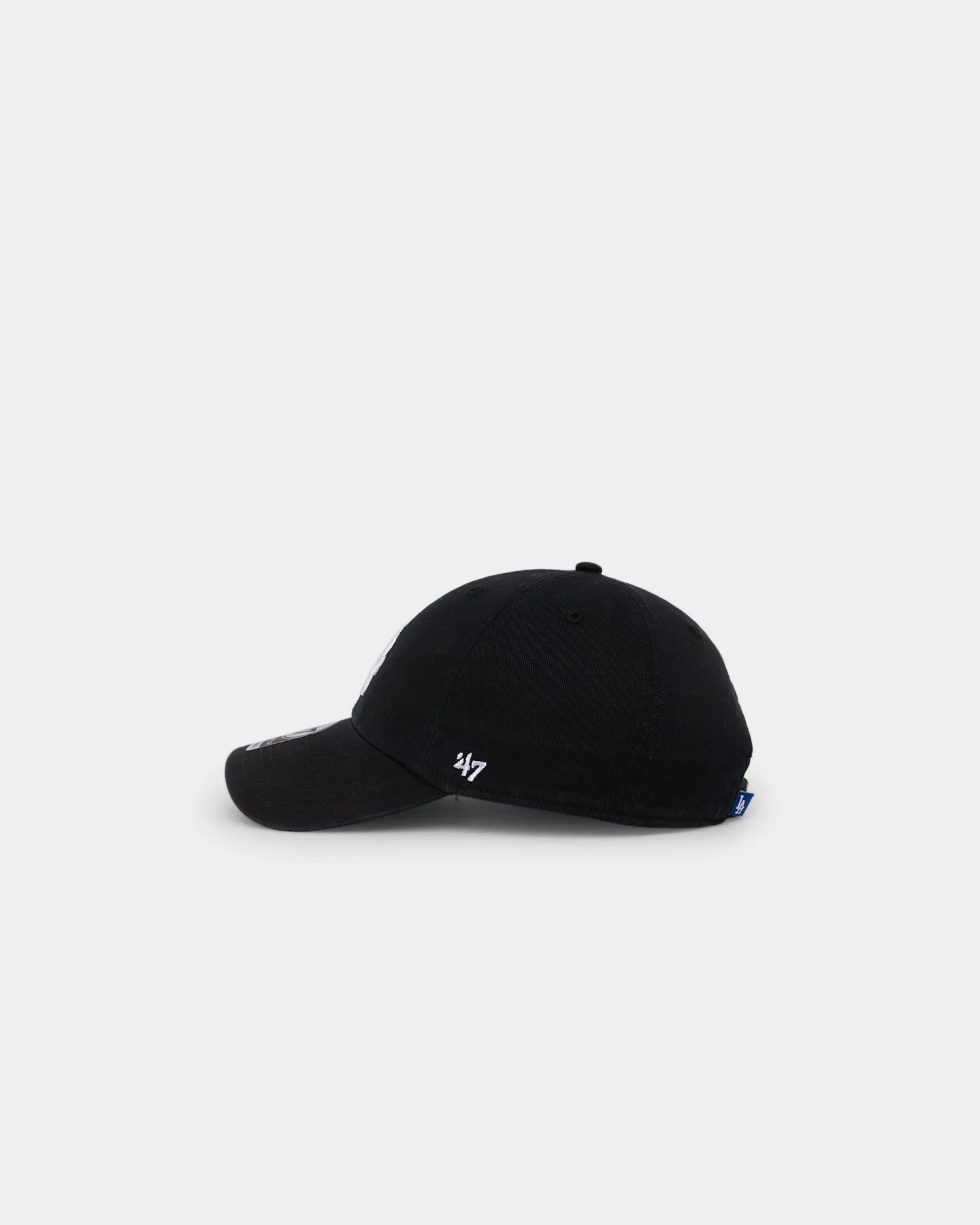 47 Brand Los Angeles Dodgers Clean Up Strapback Black