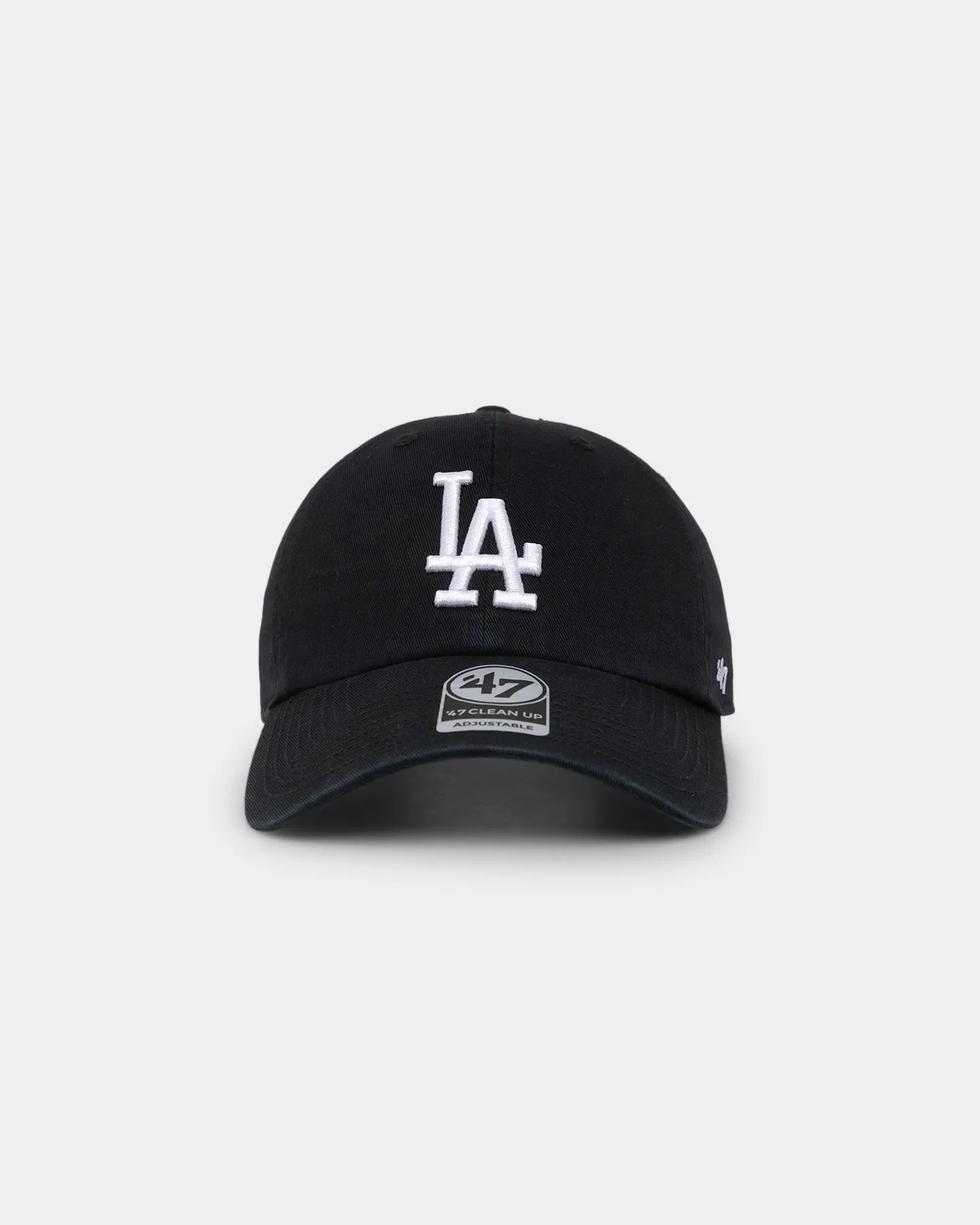 47 Brand Los Angeles Dodgers Clean Up Strapback Black