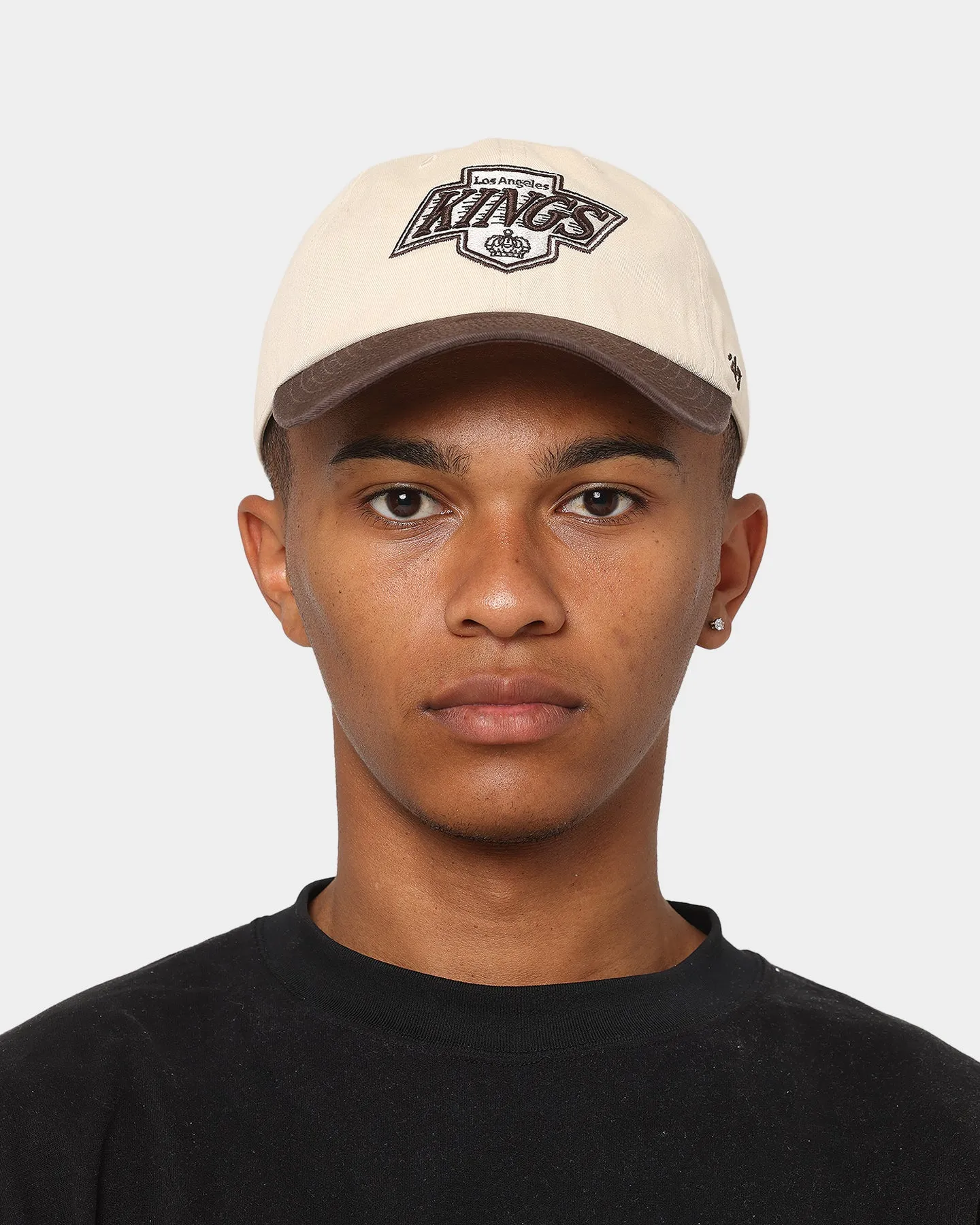 47 Brand Los Angeles Kings 'Cookies & Cream' Clean Up Strapback Natural/Brown