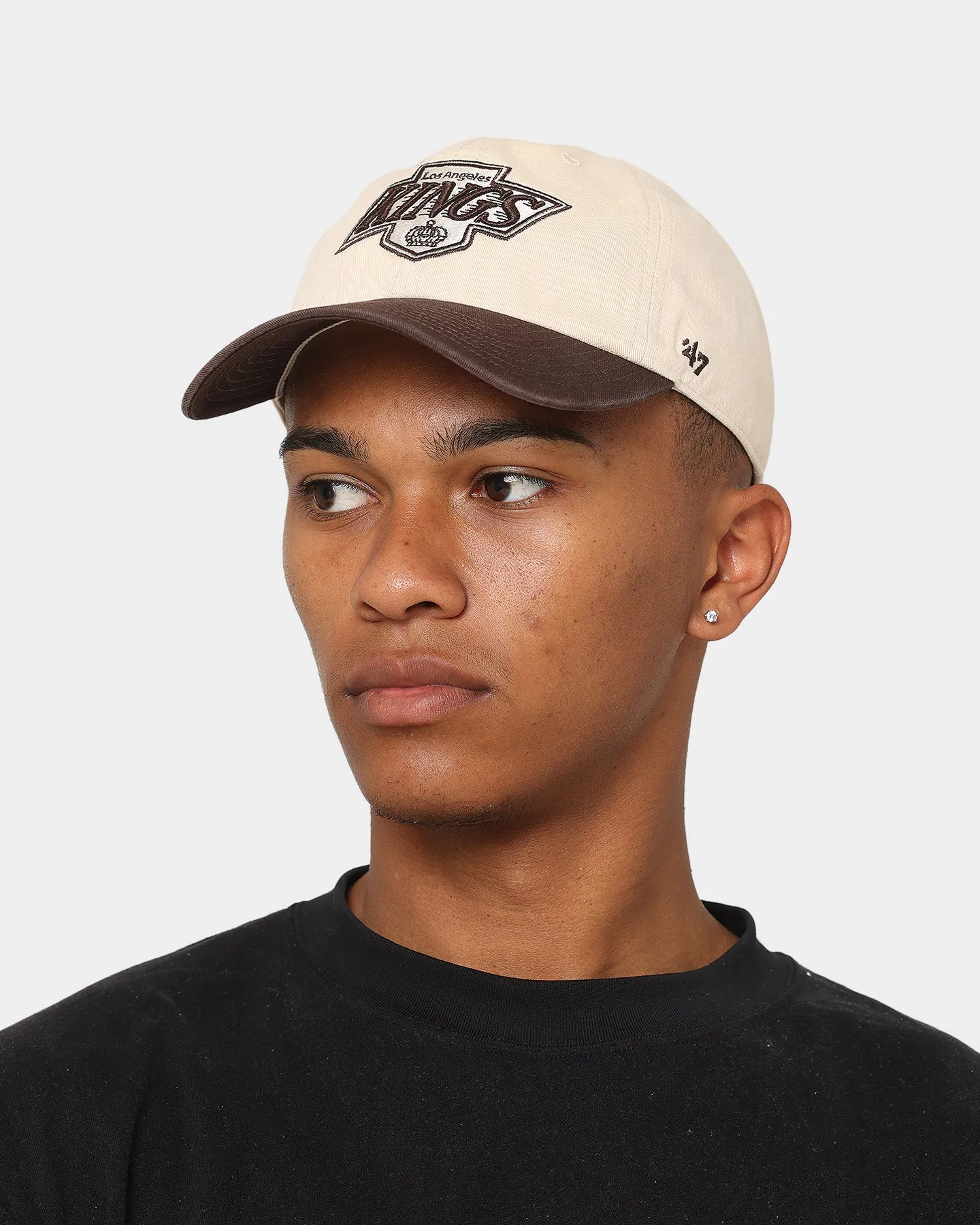 47 Brand Los Angeles Kings 'Cookies & Cream' Clean Up Strapback Natural/Brown