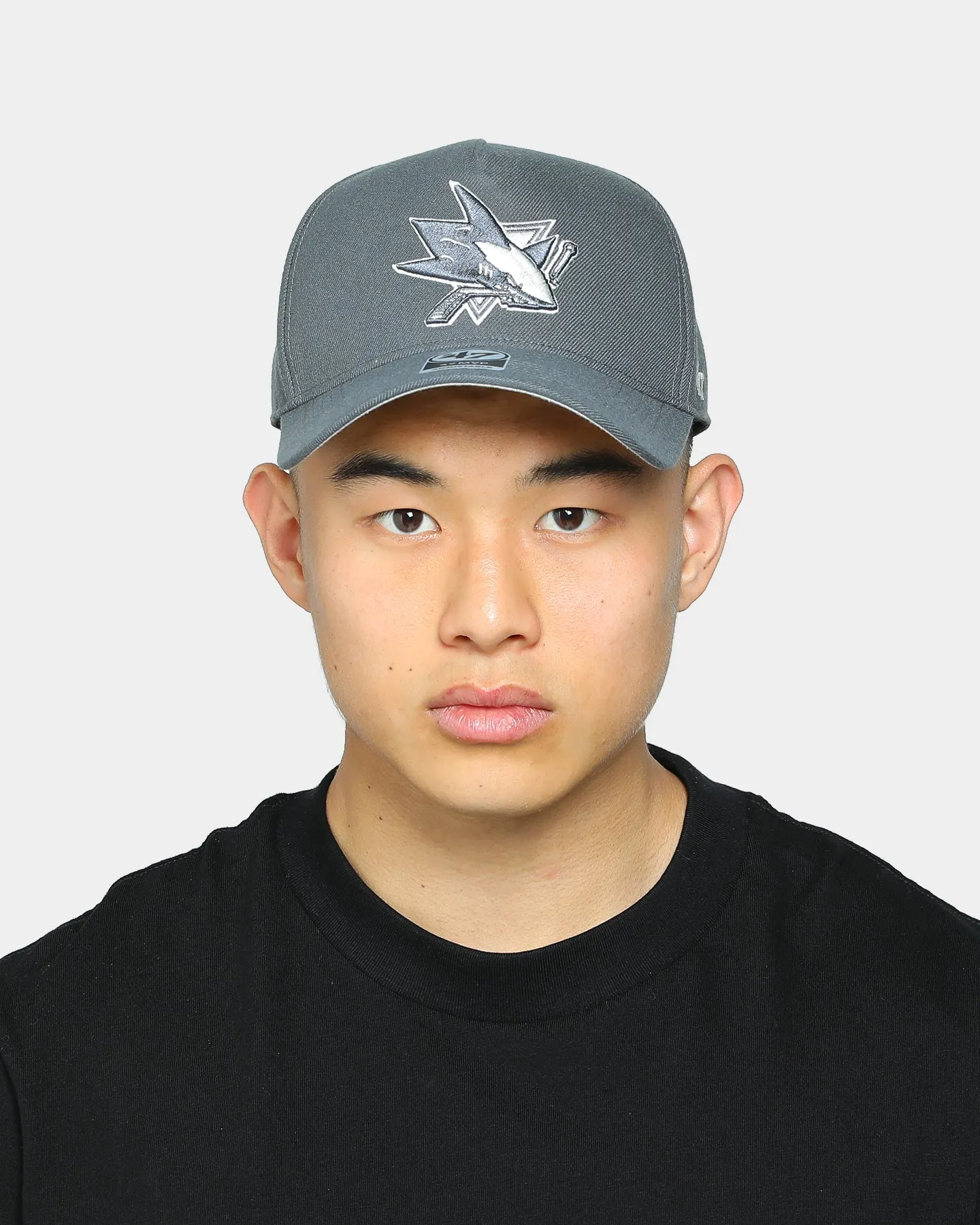 47 Brand Men's' San Jose Sharks MVP DT Snapback Charcoal