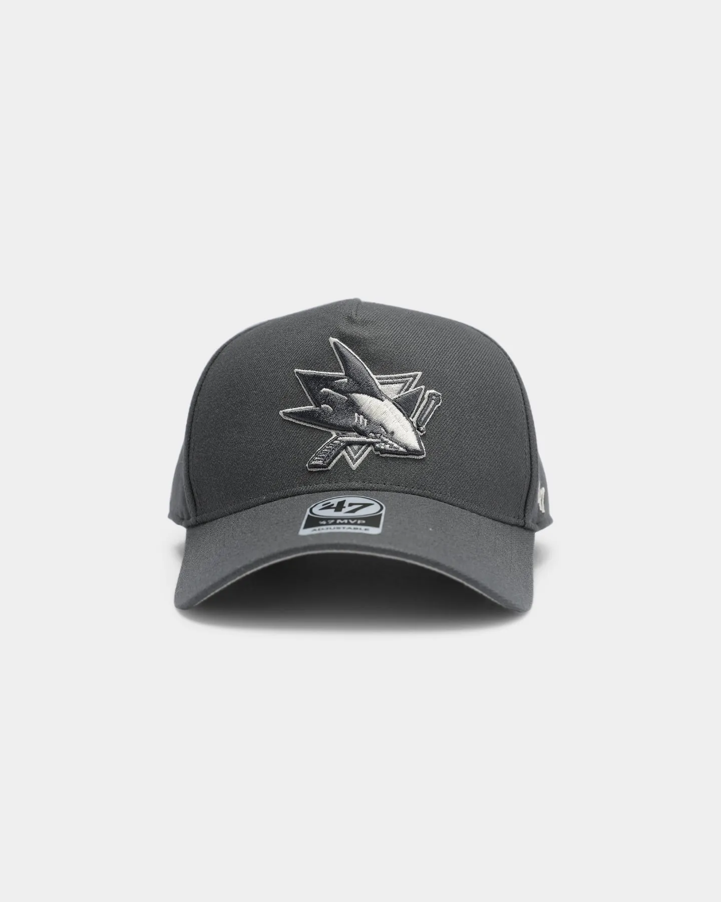 47 Brand Men's' San Jose Sharks MVP DT Snapback Charcoal