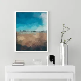 Abstract Field Framed Art