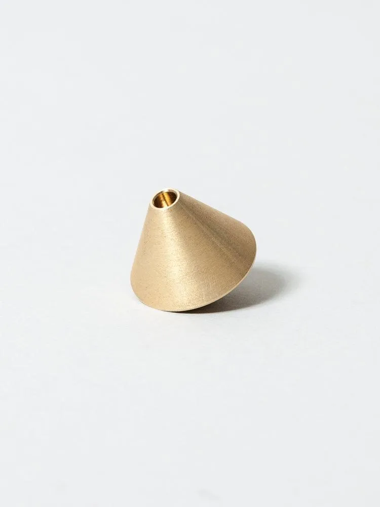 Acorn Brass Incense Holder