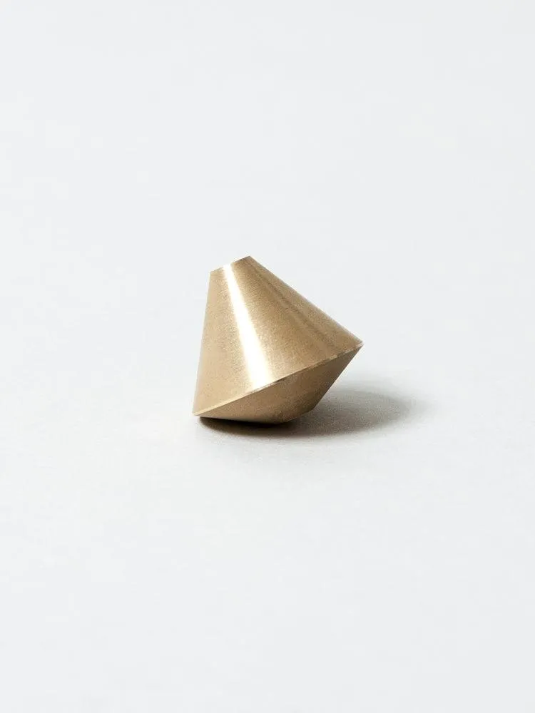 Acorn Brass Incense Holder