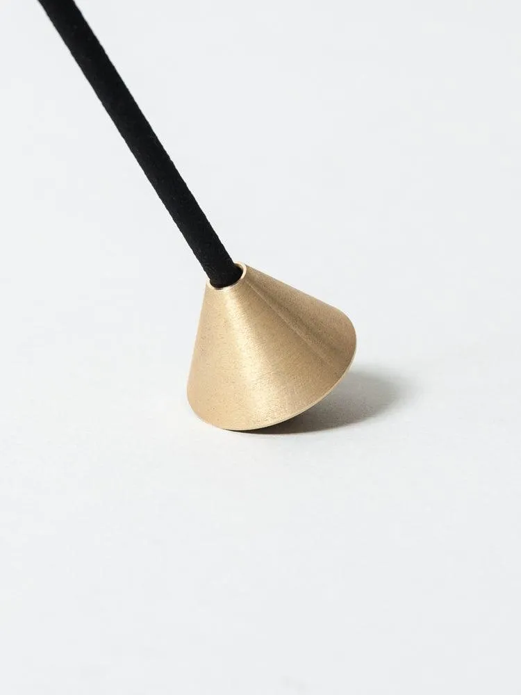 Acorn Brass Incense Holder