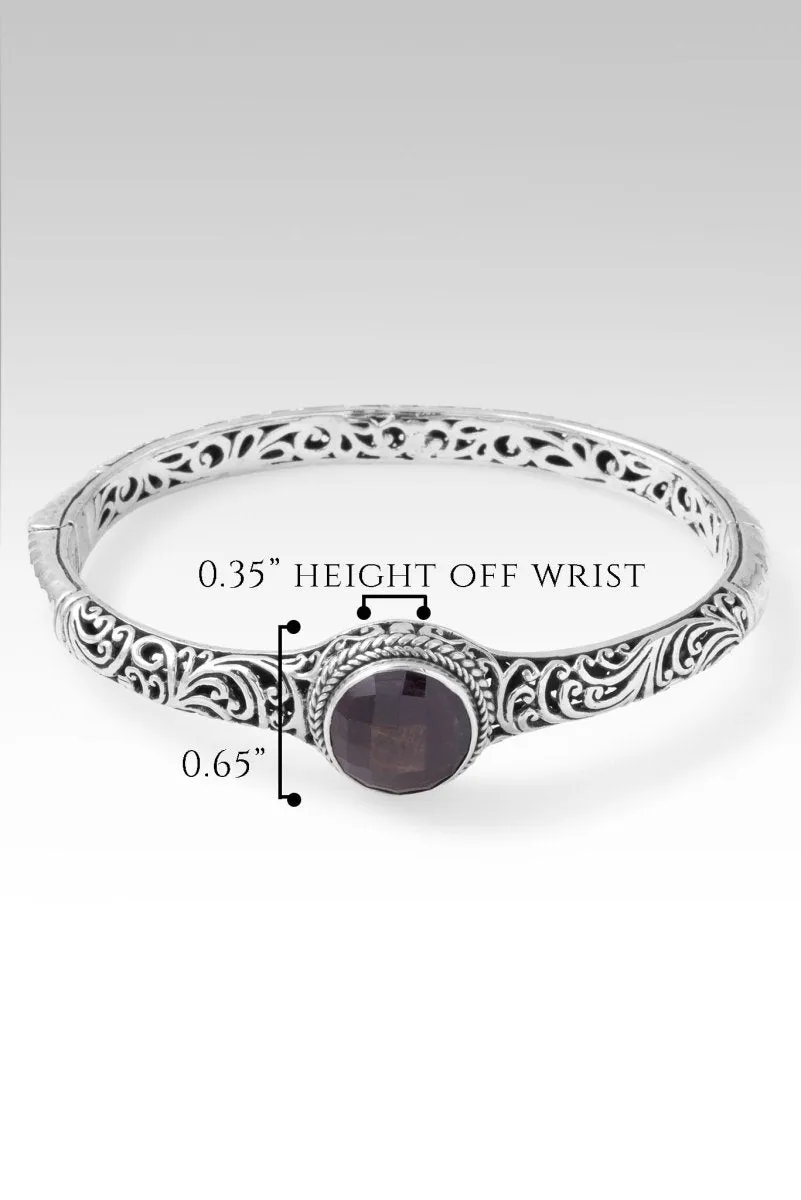 Act with Kindness Bangle™ in Brown Sapphire