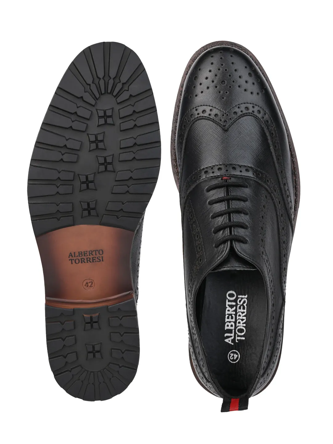 Alberto Torresi Latest Brogue Shoes With Padded Insole