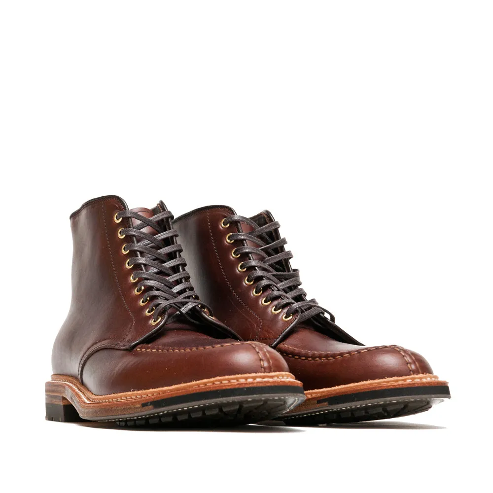 Alden Brown Chromexcel Norwegian Front Blucher Boot With Commando Sole