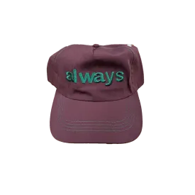 Always Do What You Should Do Nylon Always Up Cap - Brown