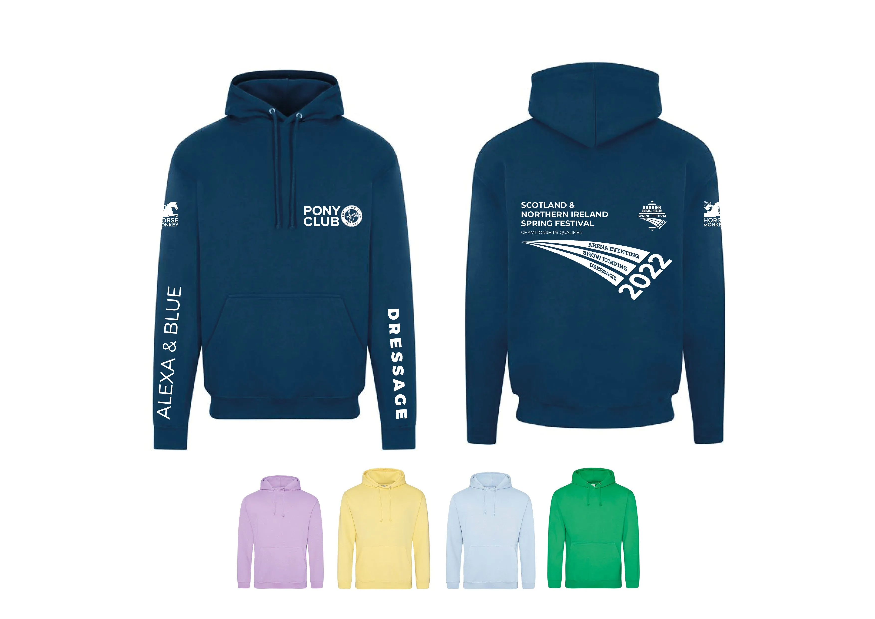 Area Pony Club Spring 2022 Festival Dressage Hoodie