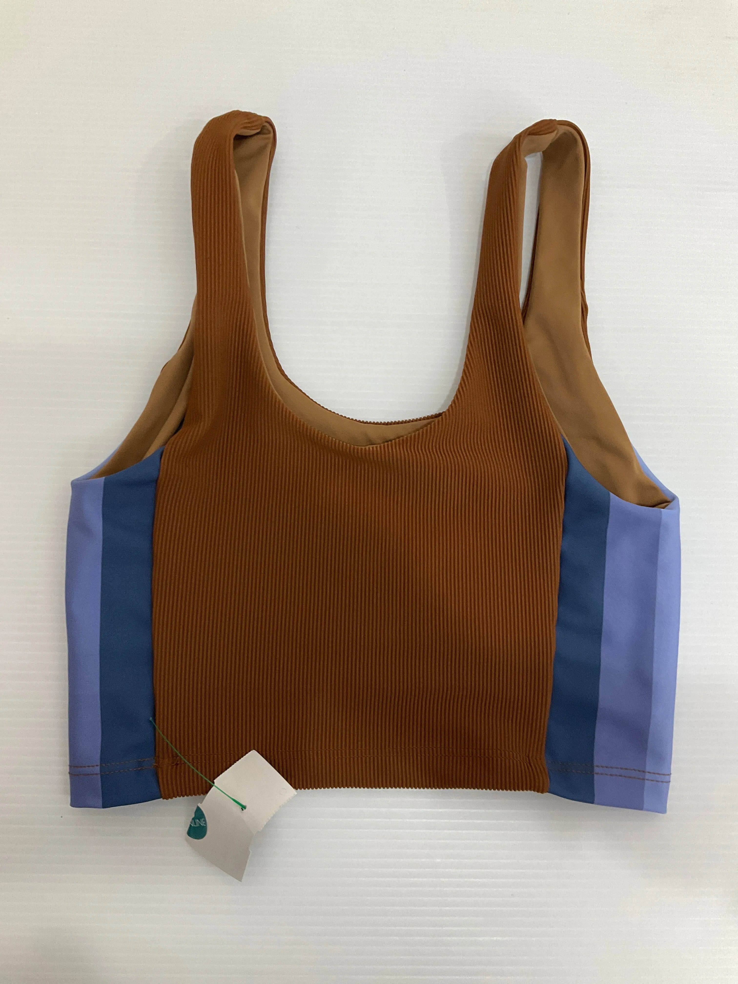 Athletic Bra By Beach Riot In Blue & Brown, Size: S