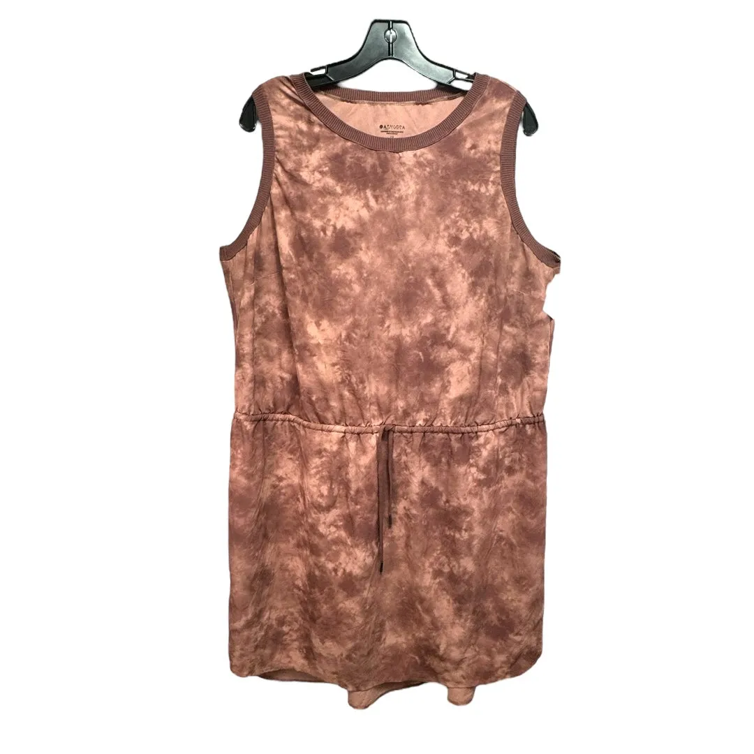 Athletic Dress By Athleta In Brown, Size: 1x