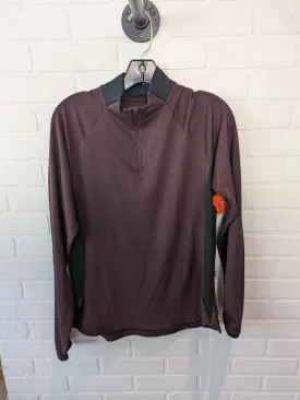 Athletic Top Long Sleeve Collar By Rei In Brown, Size: L