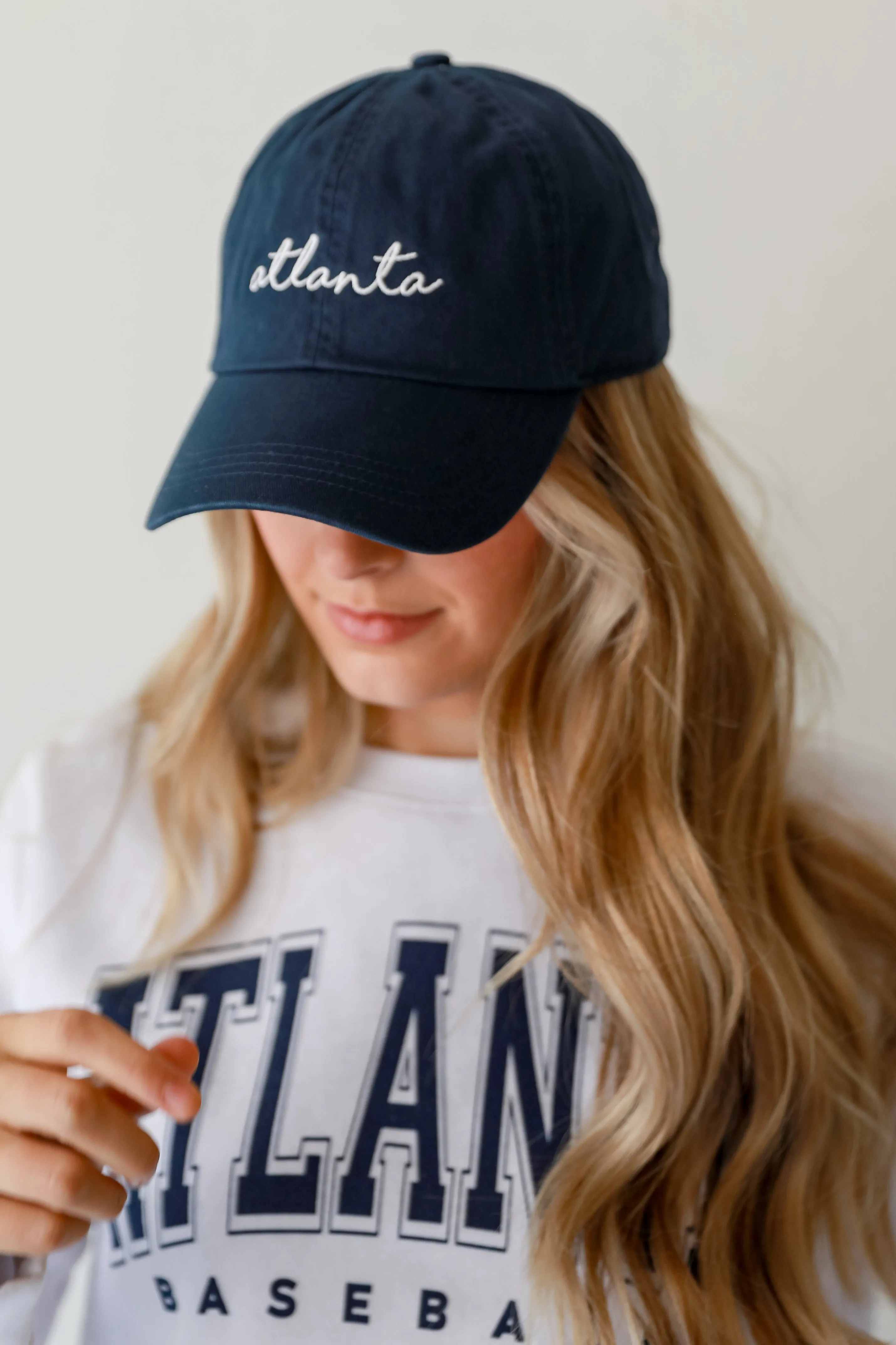 Atlanta Script Embroidered Hat