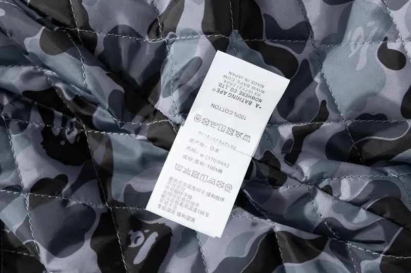 BAPE x Undefeated Varisty Jacket Black/Gray