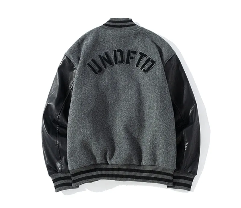 BAPE x Undefeated Varisty Jacket Black/Gray