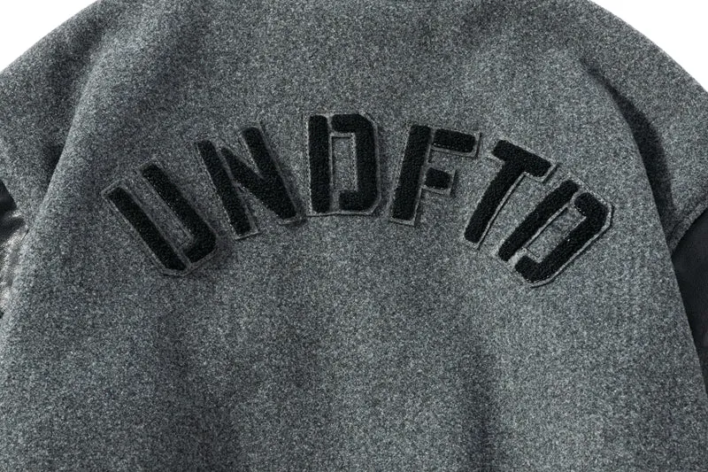 BAPE x Undefeated Varisty Jacket Black/Gray