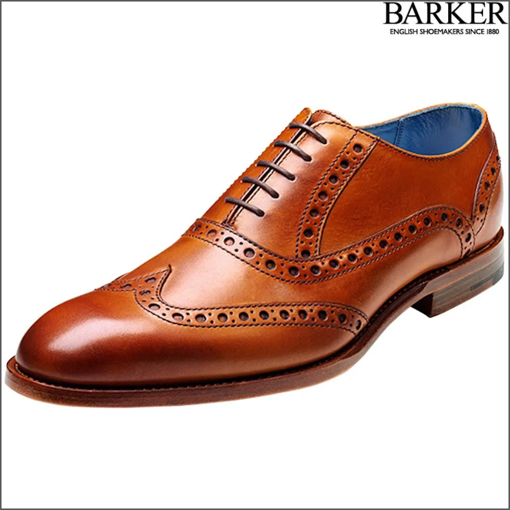 Barker Grant Cedar Calf Brogue^