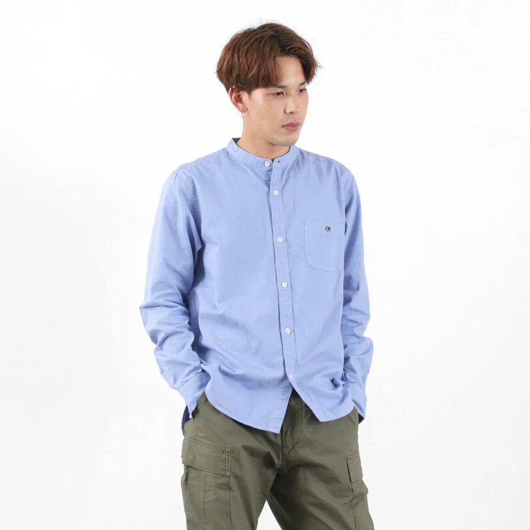 BARNS / Ox Band Collar Shirt