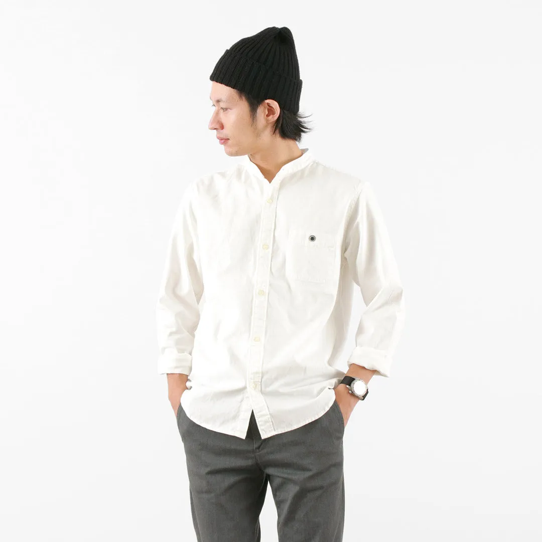 BARNS / Ox Band Collar Shirt