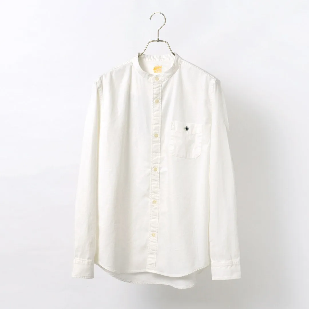 BARNS / Ox Band Collar Shirt