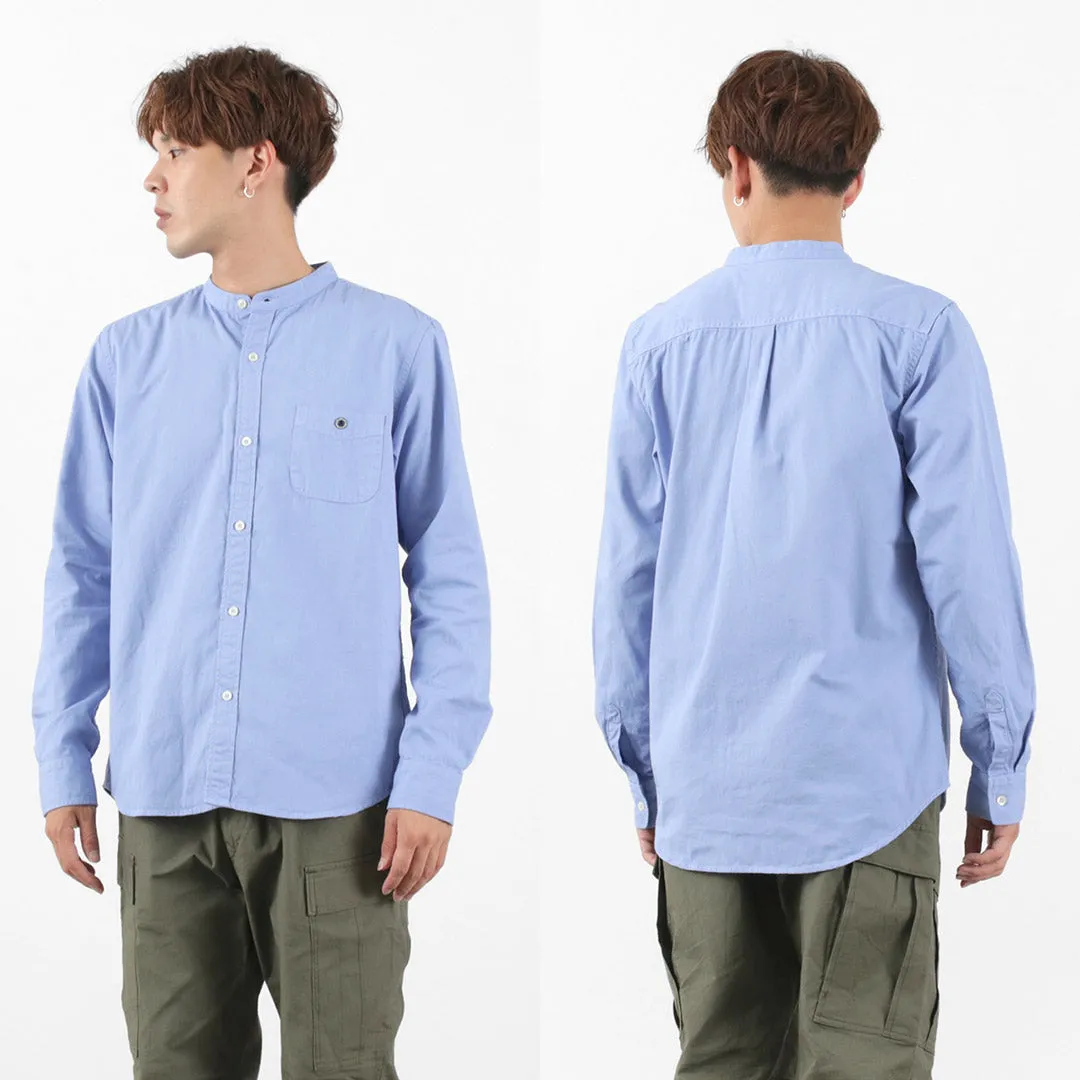 BARNS / Ox Band Collar Shirt