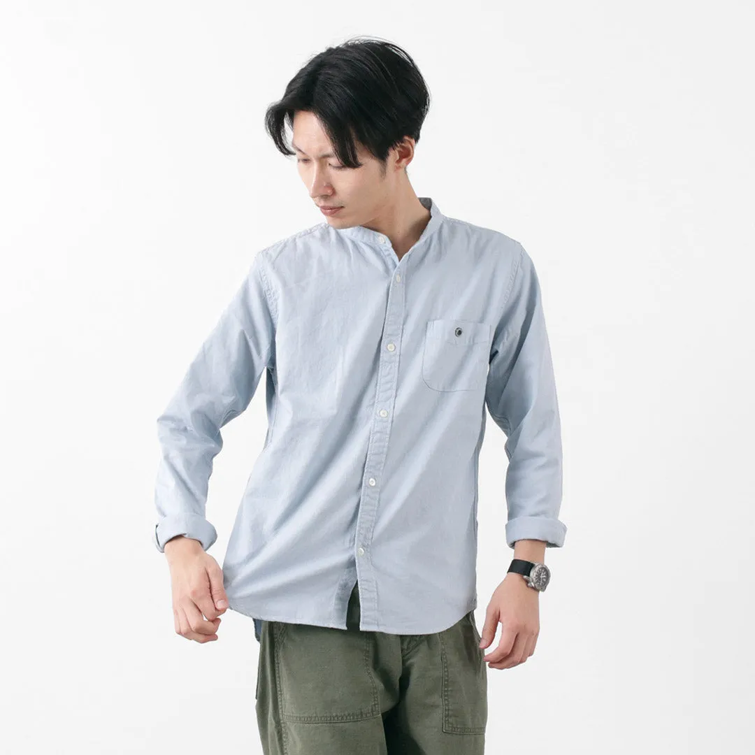 BARNS / Ox Band Collar Shirt