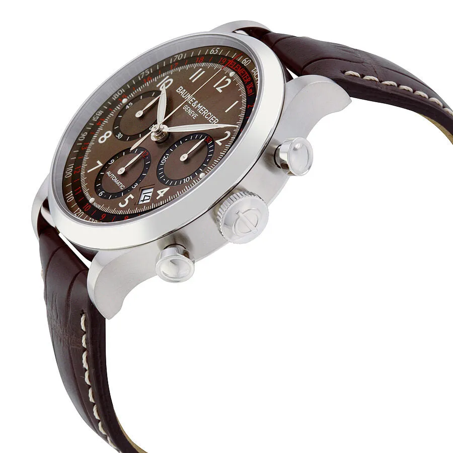 Baume and Mercier Capeland Chronograph Brown Dial Men's Watch 10083 A10083