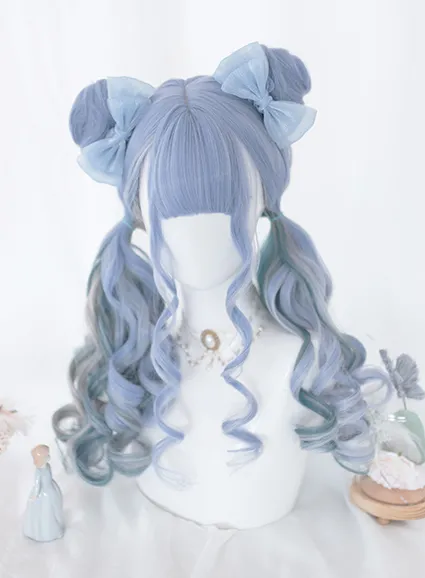 Blueberry mixed color wig PL20711