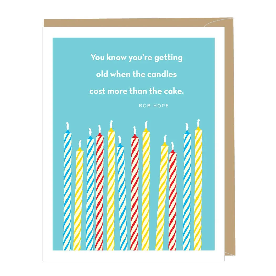 Bob Hope Quote Birthday Card