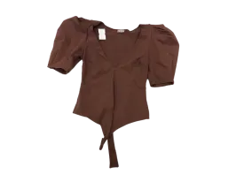 Bodysuit By Free People In Brown, Size: M