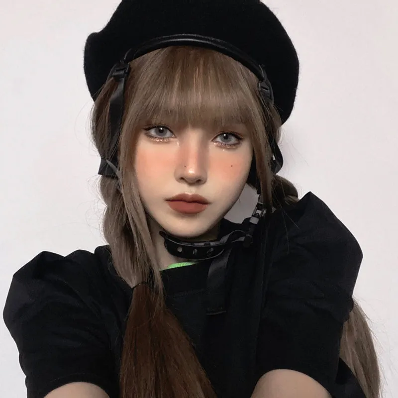 BOROWN LOLITA LONG DDOUBLE TAIL WIG KF82217