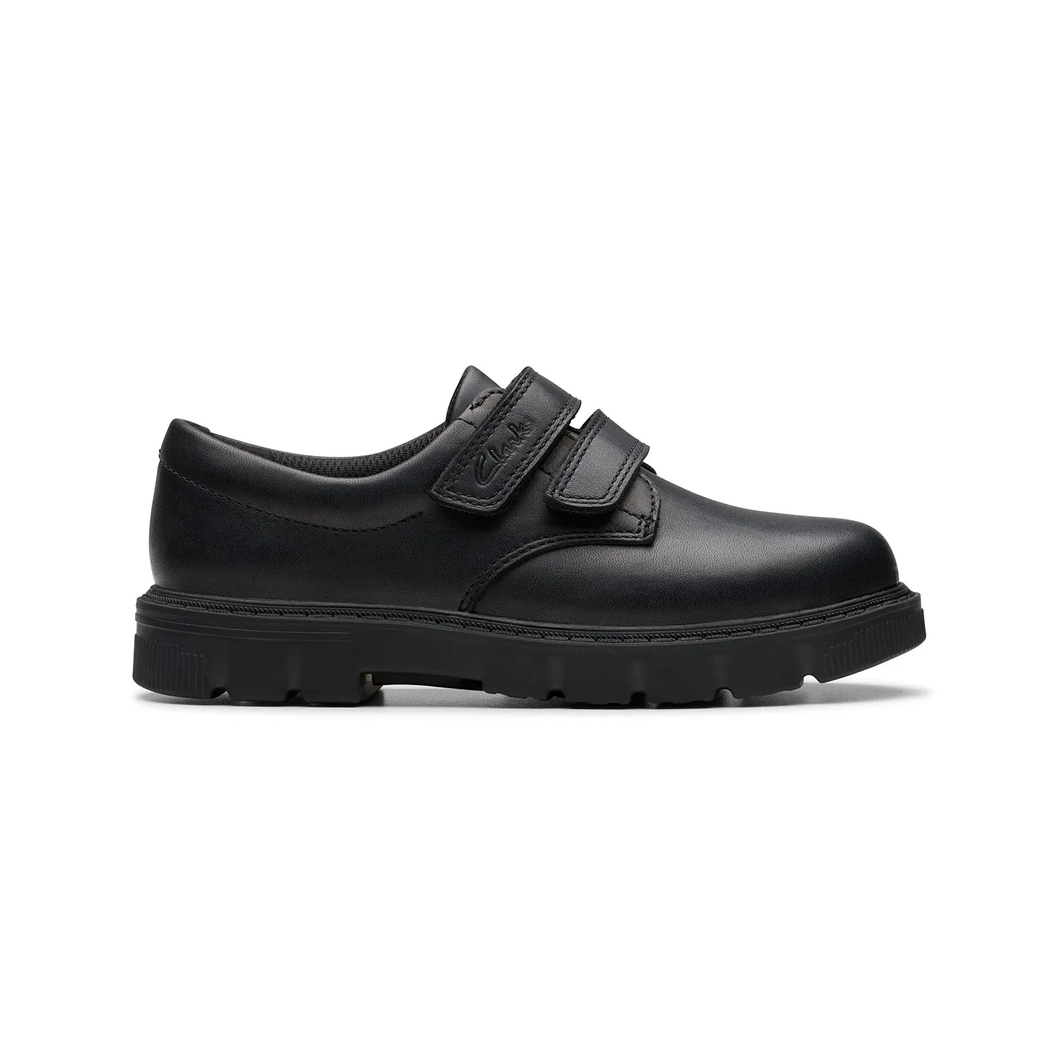 Boys - Lorcam Loop Kid Black Leather