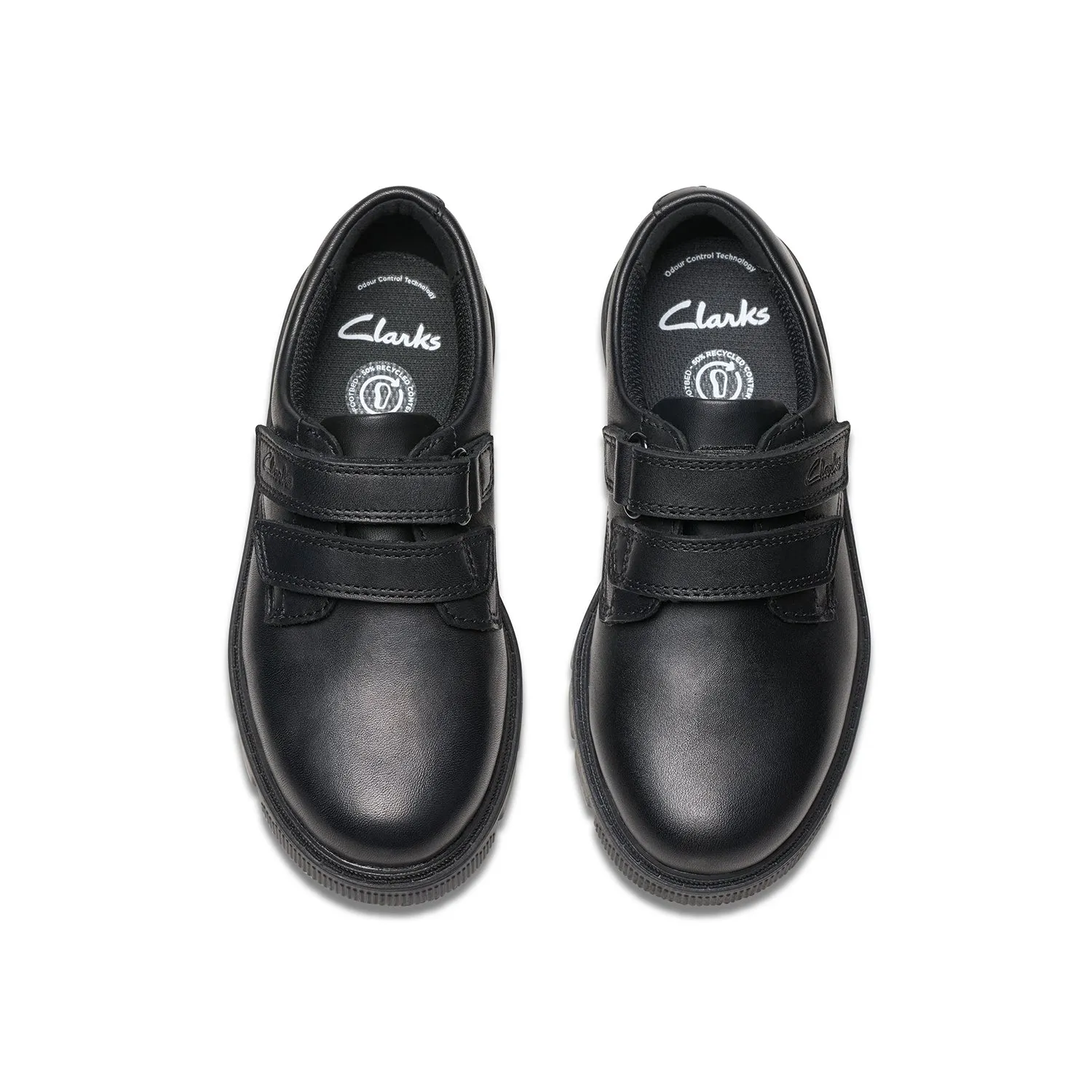 Boys - Lorcam Loop Kid Black Leather