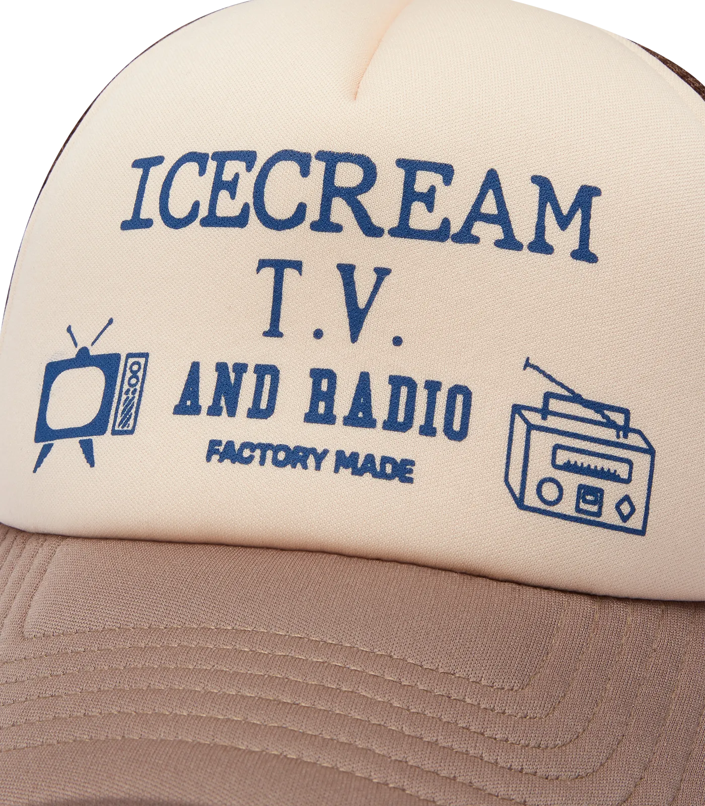 BROADCAST TRUCKER CAP - BROWN