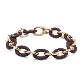 Brown Half Bronze Bracelet