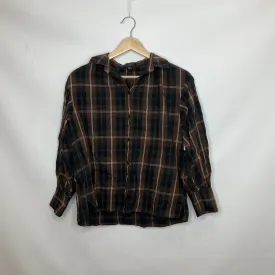 Brown Top Long Sleeve J. Crew, Size Xxs